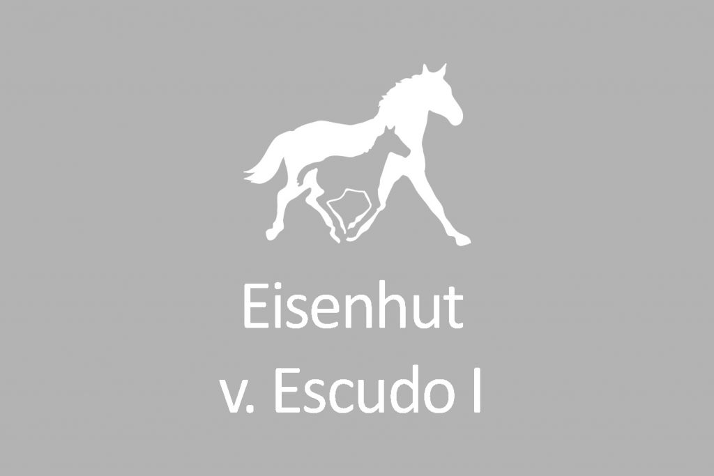 The colt Eisenhut, born 2017, is a descendant of first class ancestors. With the top sire Escudo I v. Espri and the unique mother line Wellness v. Werther combines motivation, courage and jumping ability.